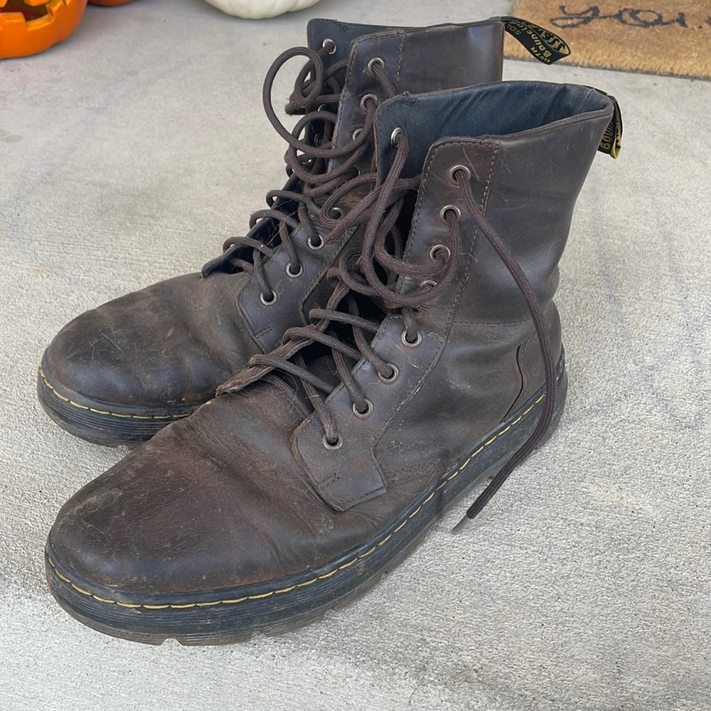 Leather Dr martens combs size 12
